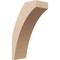 Ekena Millwork 3-inch W x 6-inch D x 10-inch H Thorton Rough Cedar Woodgrain TimberThane Knee Brace, Primed BRCUR03X06X10THRRCPR - alternate 1